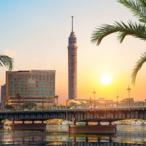 Sunset at Cairo Tower With Dinner